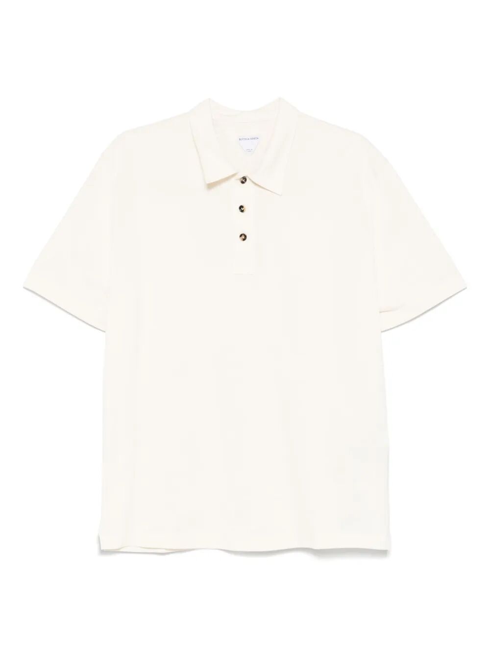 Bottega Veneta Men Fine Cotton Piqué Jersey Polo