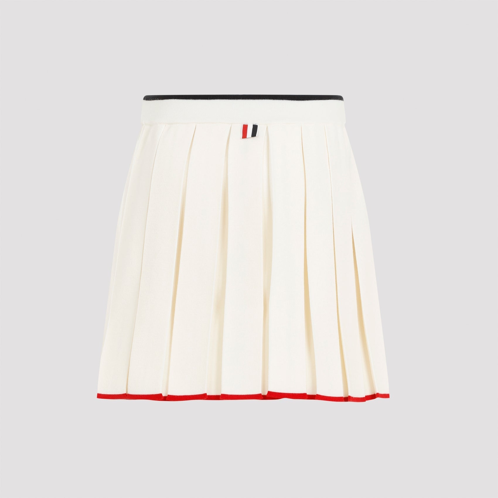 Thom Browne Full Needle Stitch Mini Pleated Skirt Women