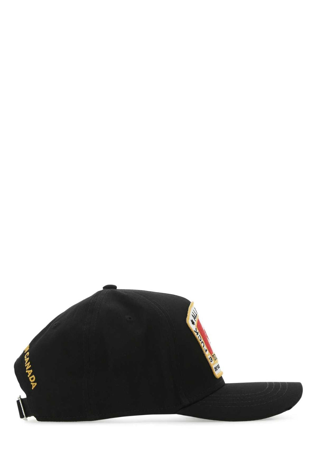 Dsquared Men Black Cotton Baseball Cap