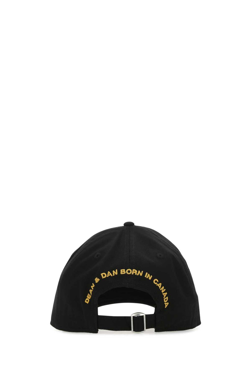 Dsquared Men Black Cotton Baseball Cap
