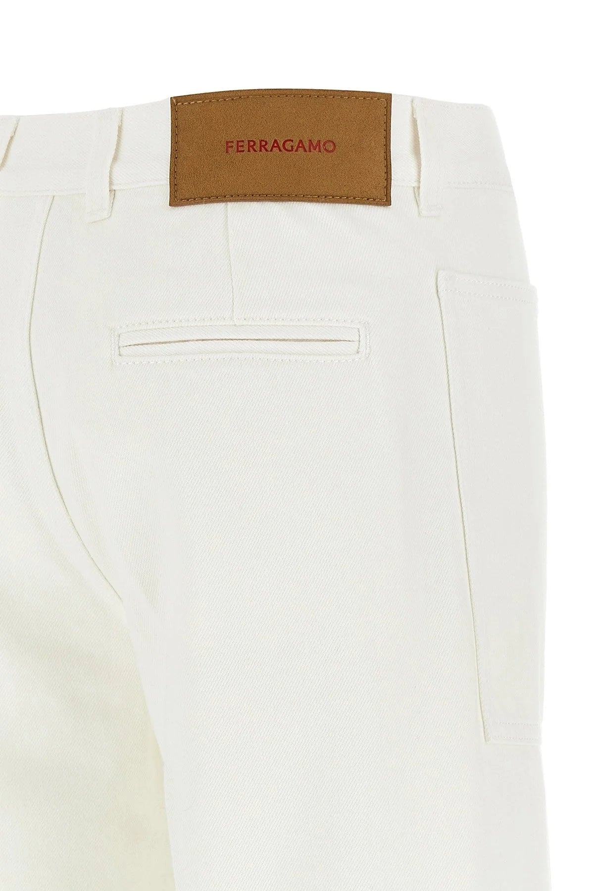 Calça jeans reta feminina Ferragamo