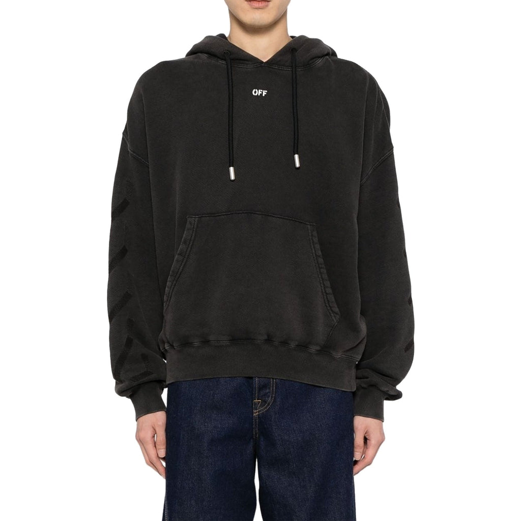 Off-White St. Matthew Over Cotton Hoodie Sweatshirt Men