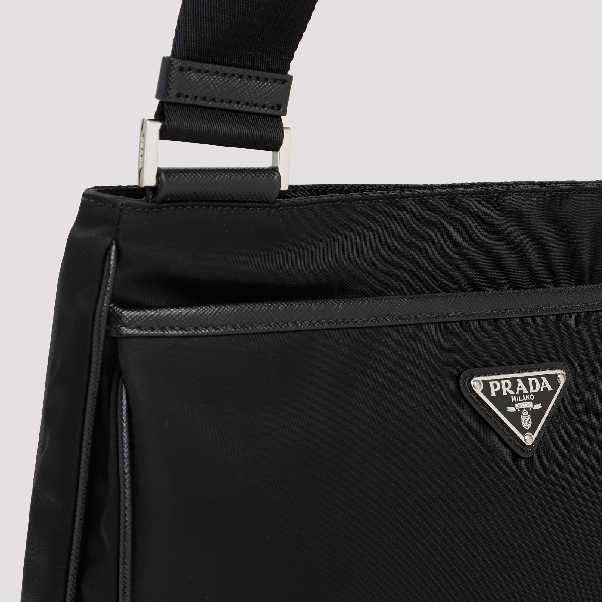 Prada Re-Nylon And Saffiano Shoulder Bag Men