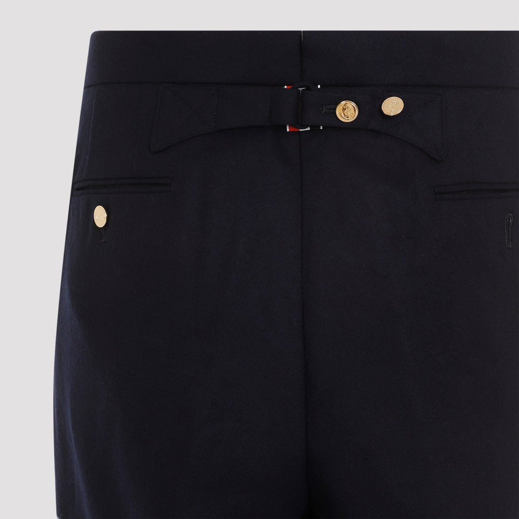Thom Browne Low Rise Drop Crotch Backstrap Trousers Men