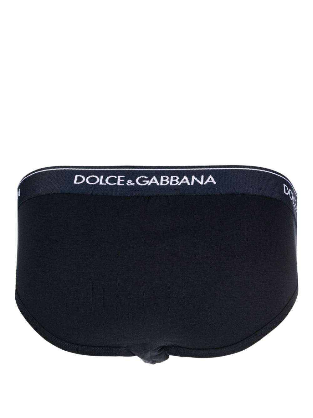 Dolce & Gabbana Men Bi-Pack Slip Medio Cotton Stretch