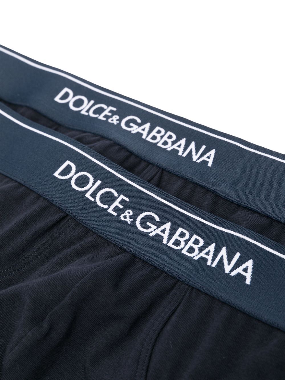 Dolce & Gabbana Men Bi-Pack Slip Medio Cotton Stretch