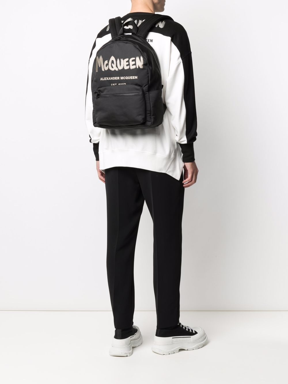 Alexander Mcqueen Men Metropolitan Nylon Backpack