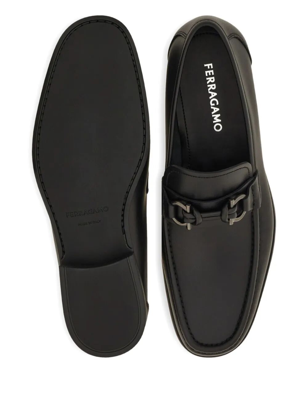 Mocassins Ferragamo Masculinos Alain Gancini com Fivela