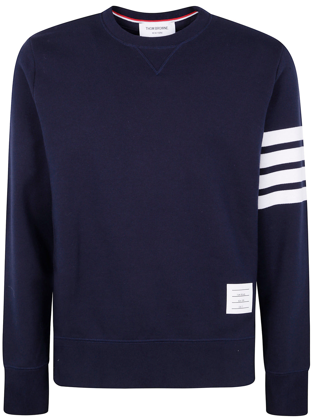 Thom Browne Men Classic Sweatshirt In Classic Loopback With Engineered 4 Bar