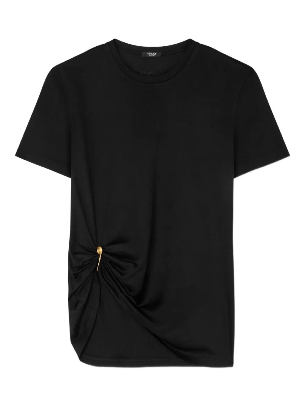 Versace Women Safety Pin Draped T-Shirt