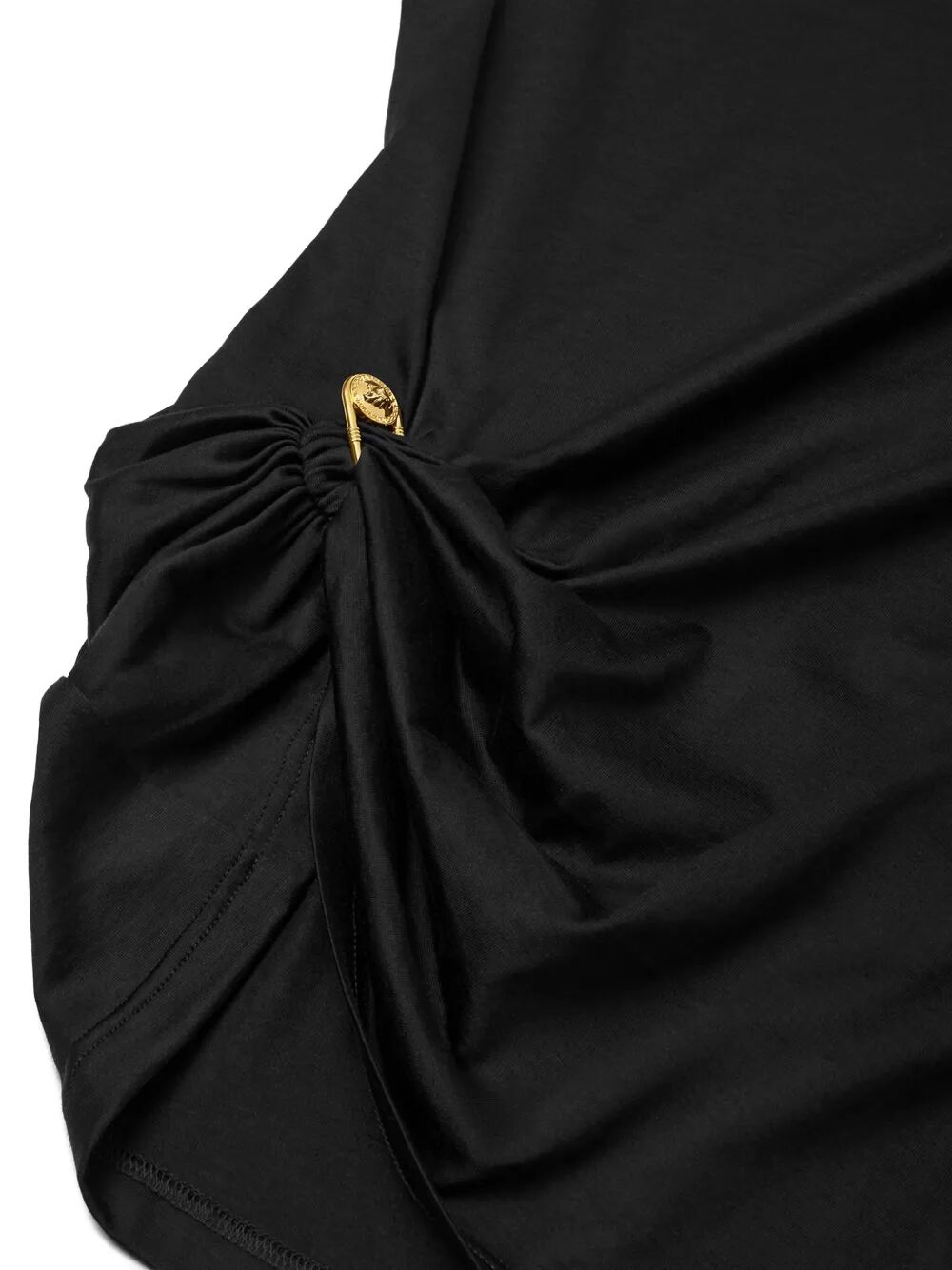 Versace Women Safety Pin Draped T-Shirt