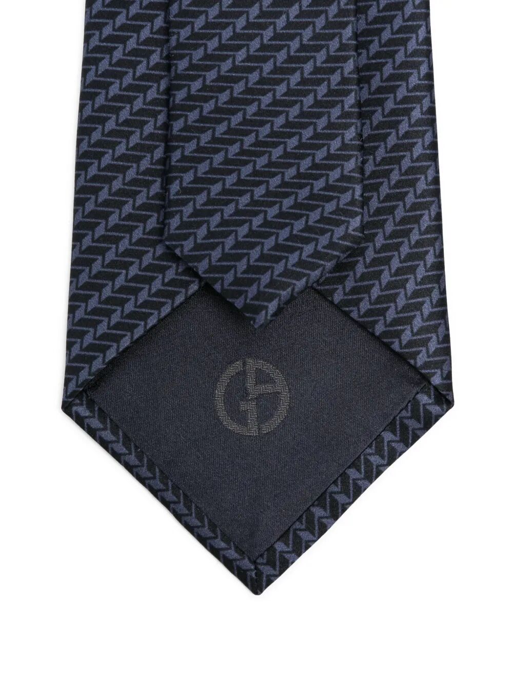 Giorgio Armani Men Geometric-Pattern Silk Tie