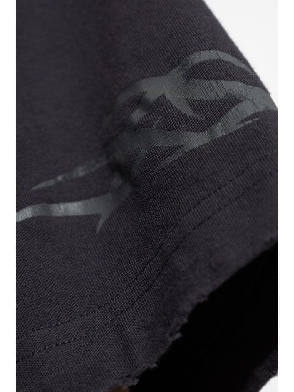 Balenciaga Women Medium Fit Printed Logo T-Shirt