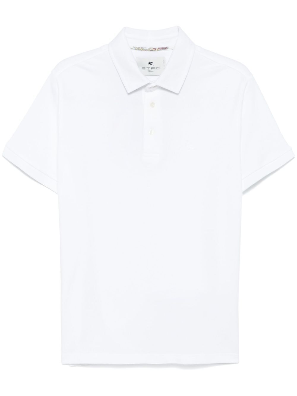 Etro Men Pegaso-Embroidered Polo Shirt