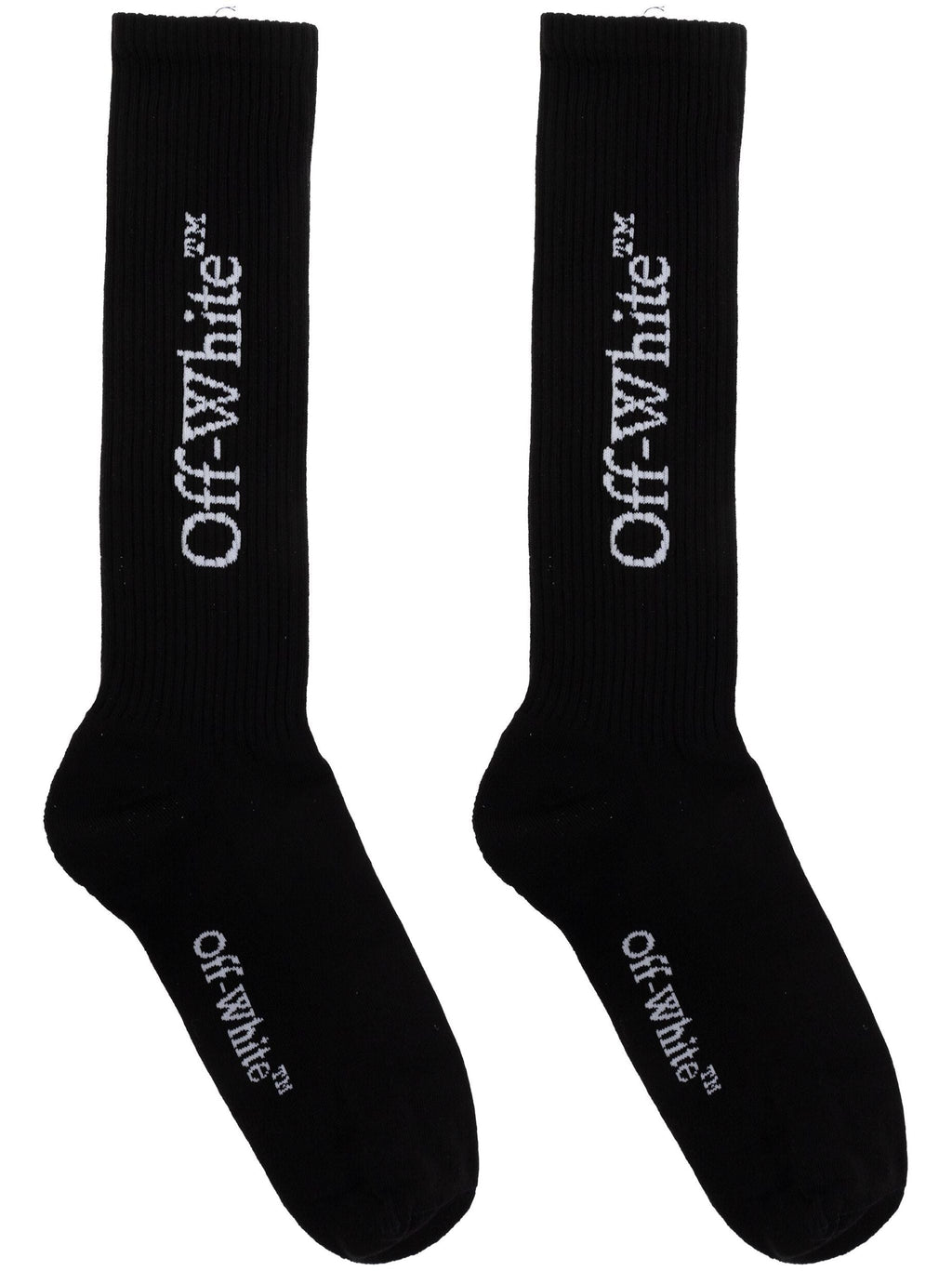 Off White Men Bookish Long Socks