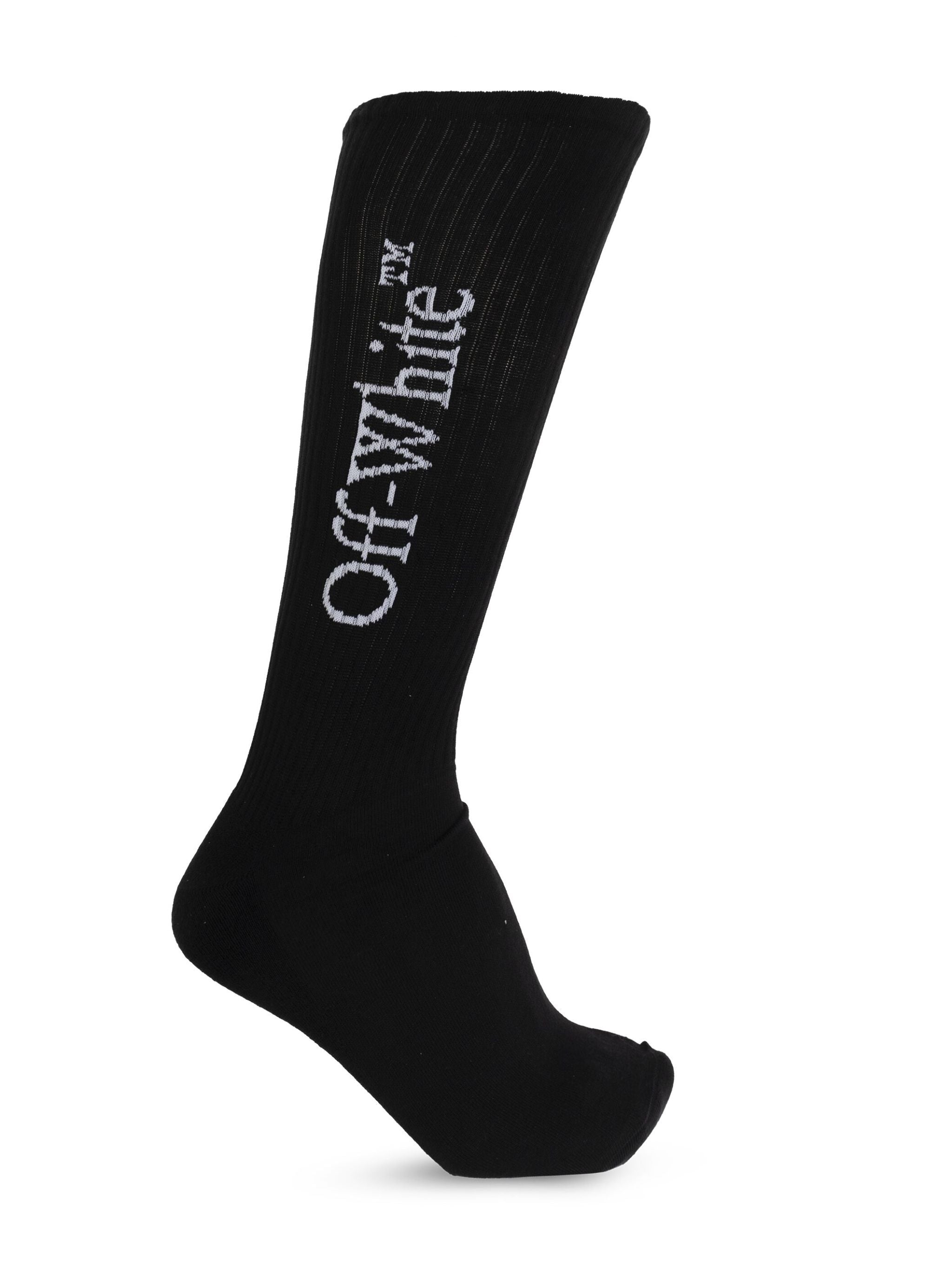 Off White Men Bookish Long Socks