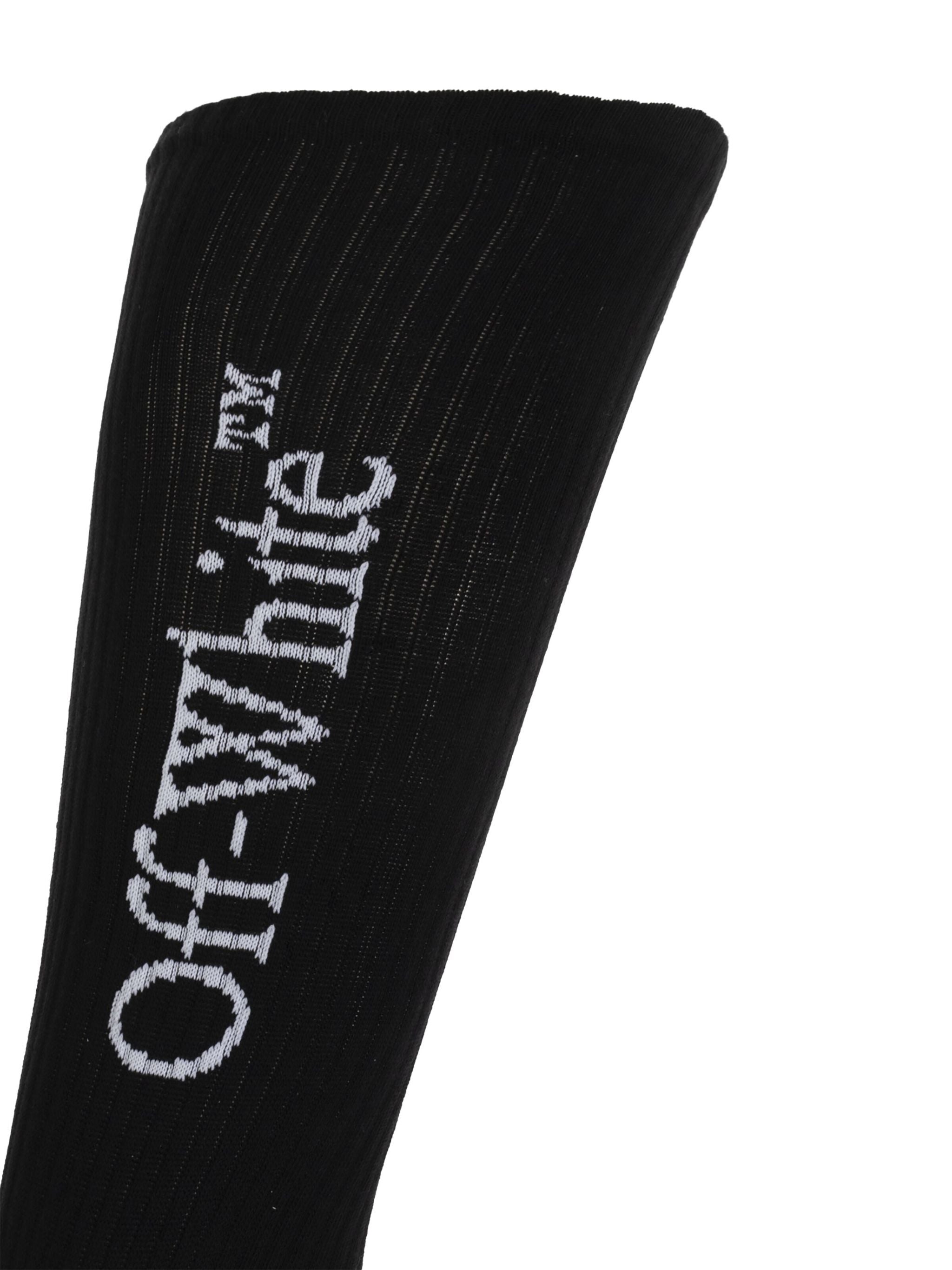 Off White Men Bookish Long Socks