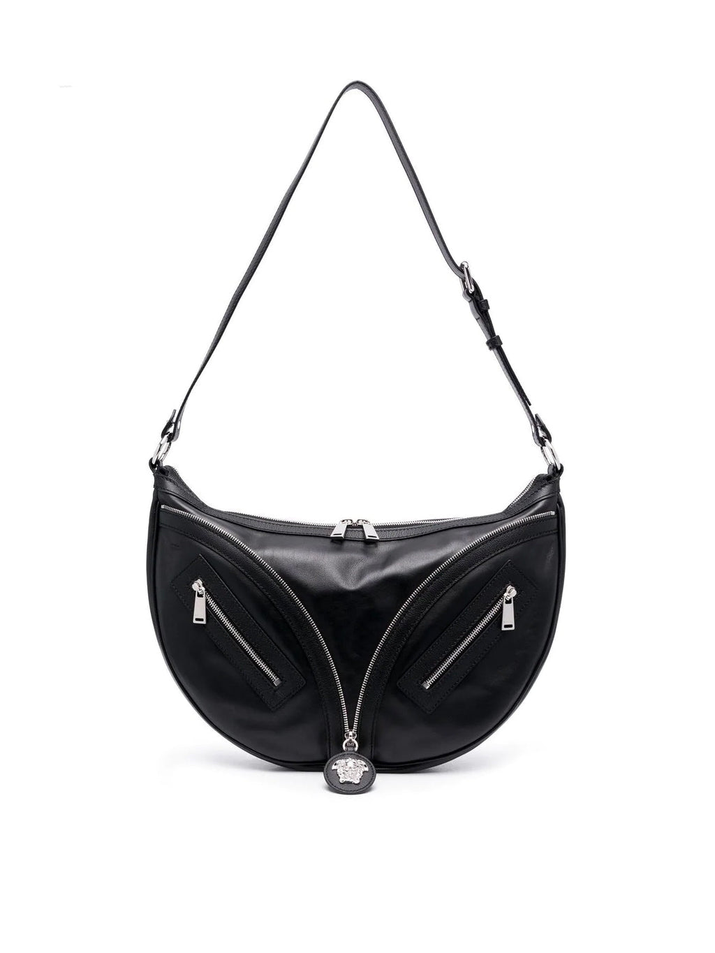 Versace Women Medium Hobo Calf Leather Bag