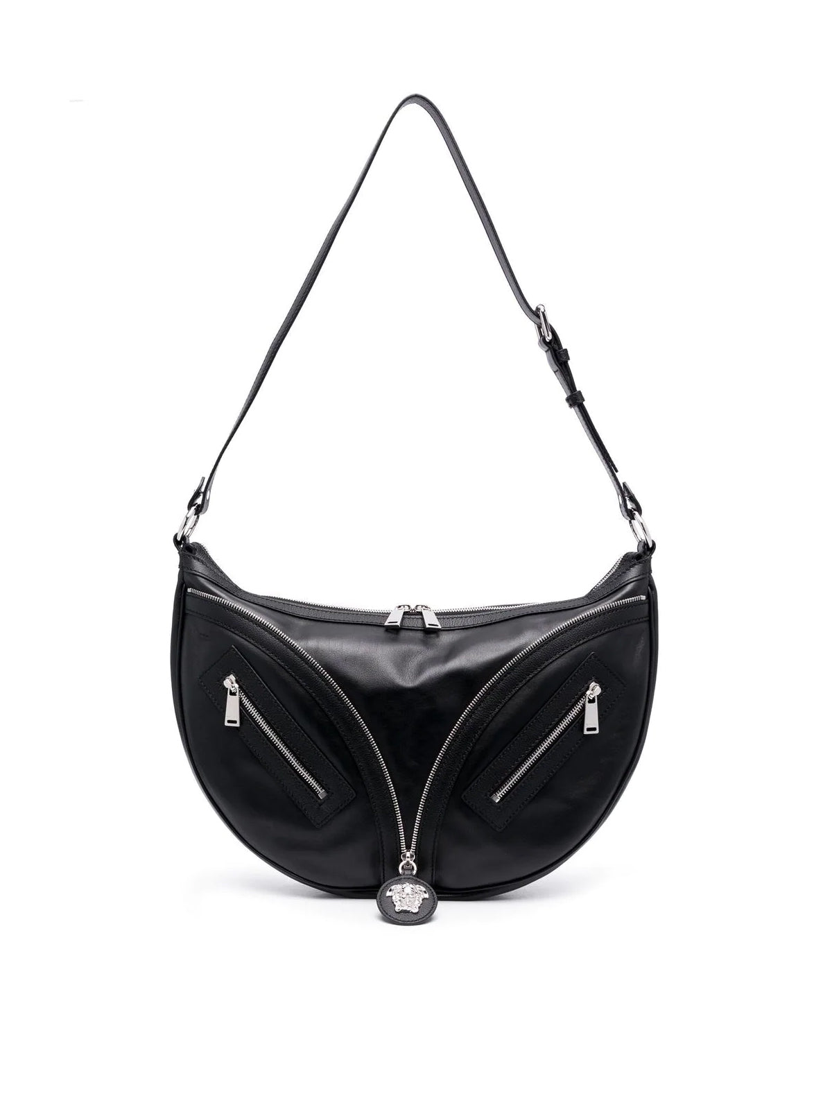 Versace Women Medium Hobo Calf Leather Bag