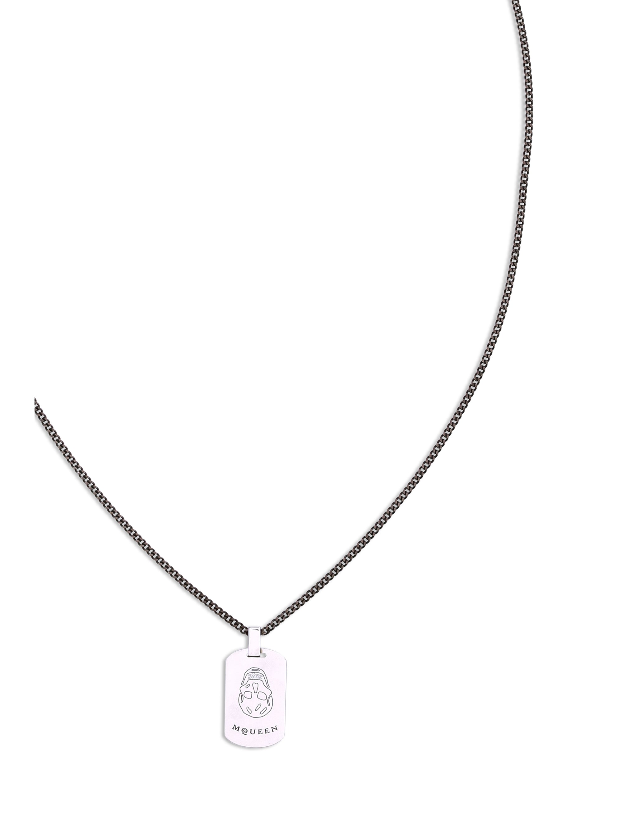 Alexander Mcqueen Men Skull Necklace