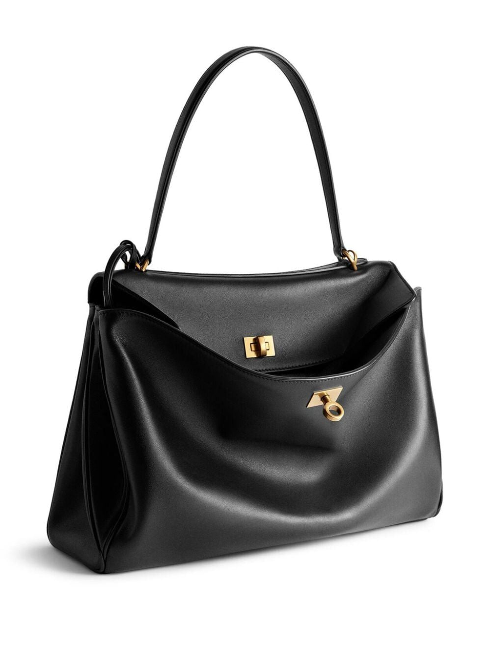 Balenciaga Women Rodeo Medium Smooth Leather Handbag