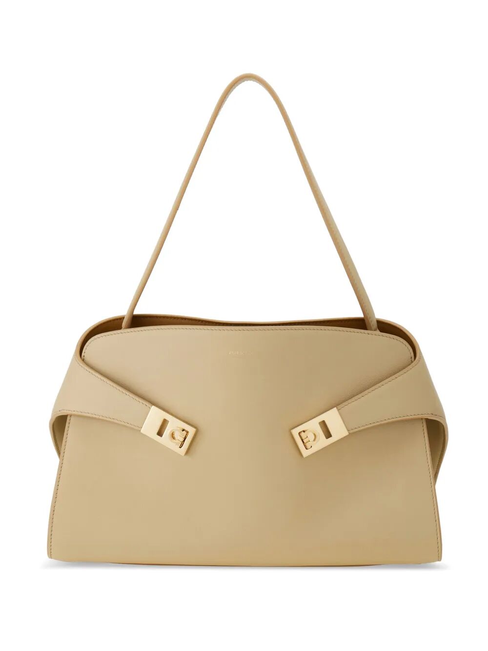 Bolsa de ombro Ferragamo Hug Soft média bicolor para mulheres