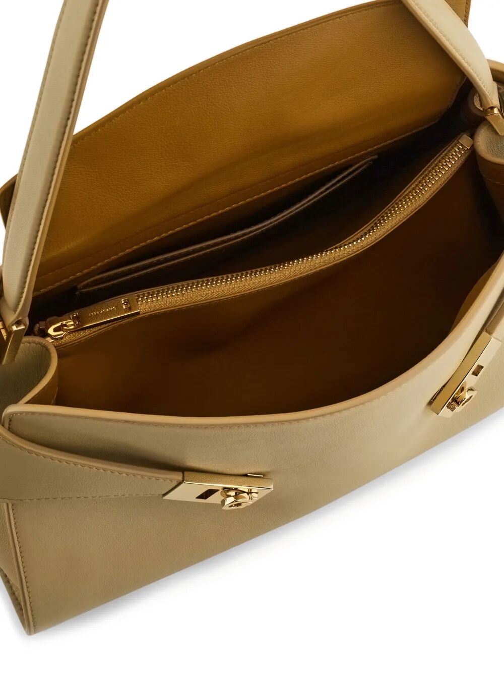 Bolsa de ombro Ferragamo Hug Soft média bicolor para mulheres