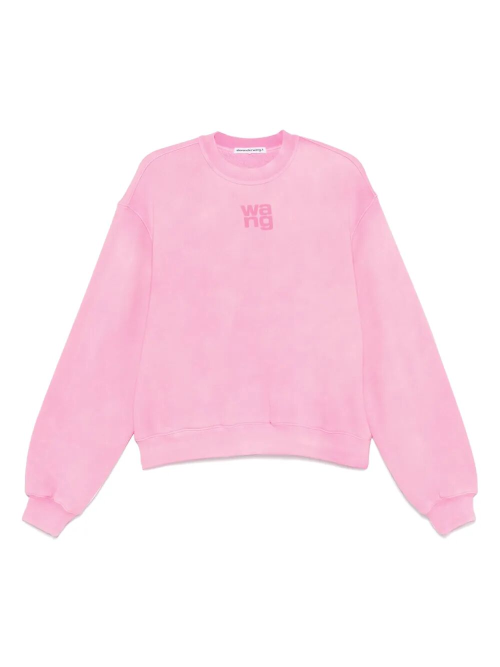 Alexander Wang Women Puff Logo Sweatshirt In Structured Terry