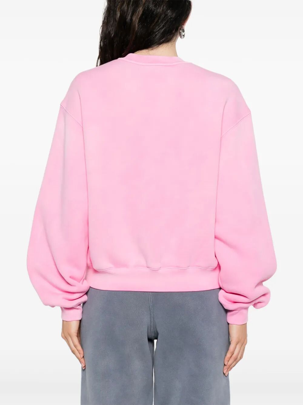 Alexander Wang Women Puff Logo Sweatshirt In Structured Terry