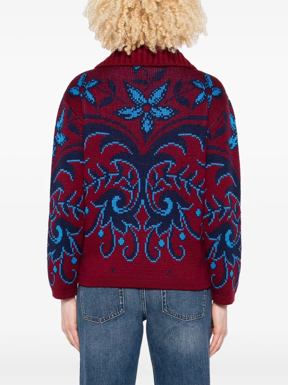 Etro Women Patterned Wool Sweater