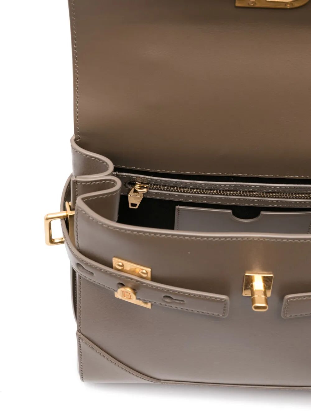 Balmain Women "B-Buzz 23" Calfskin Bag