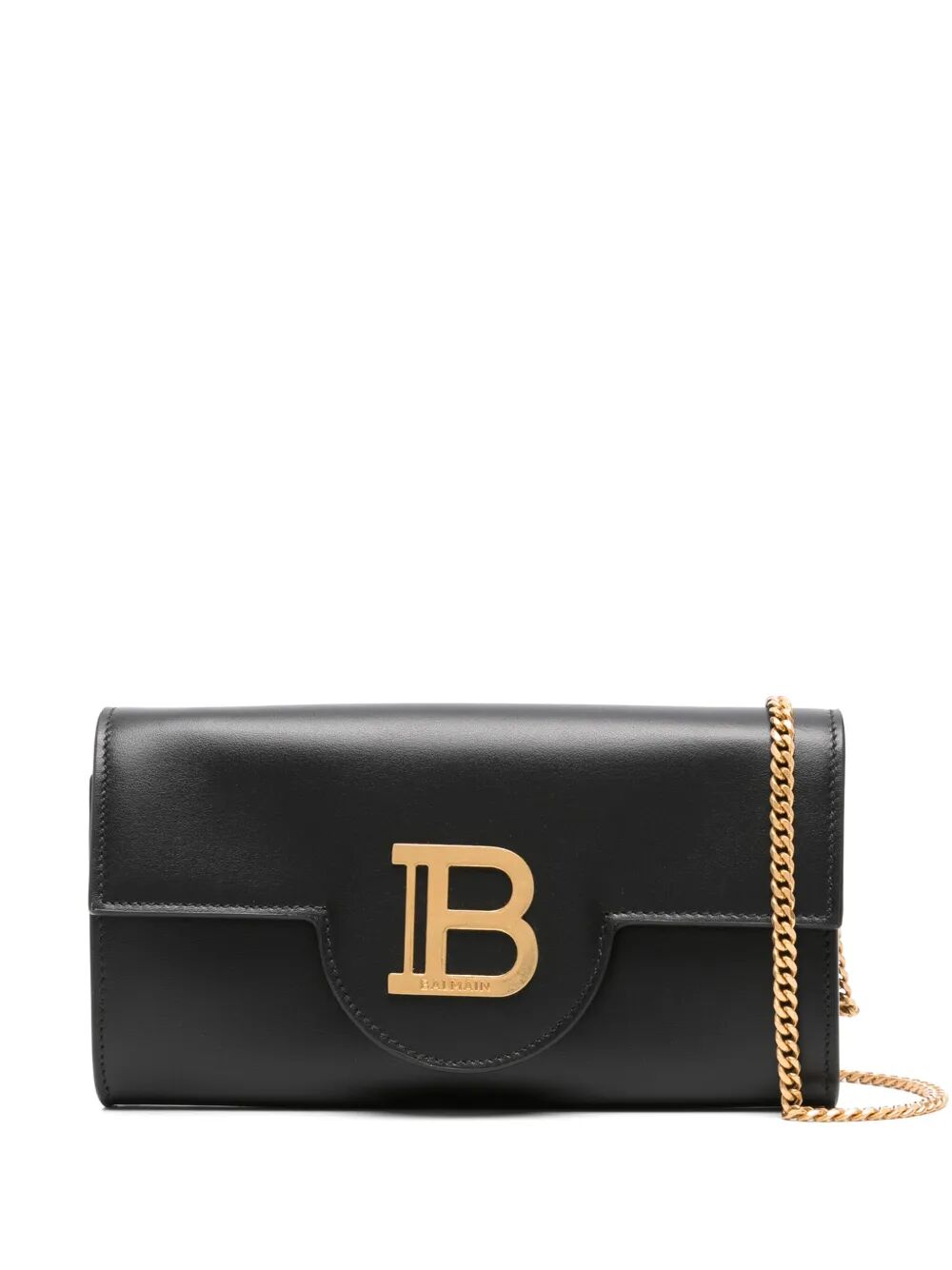 Balmain Women "B-Buzz" Wallet On Chain Calfskin