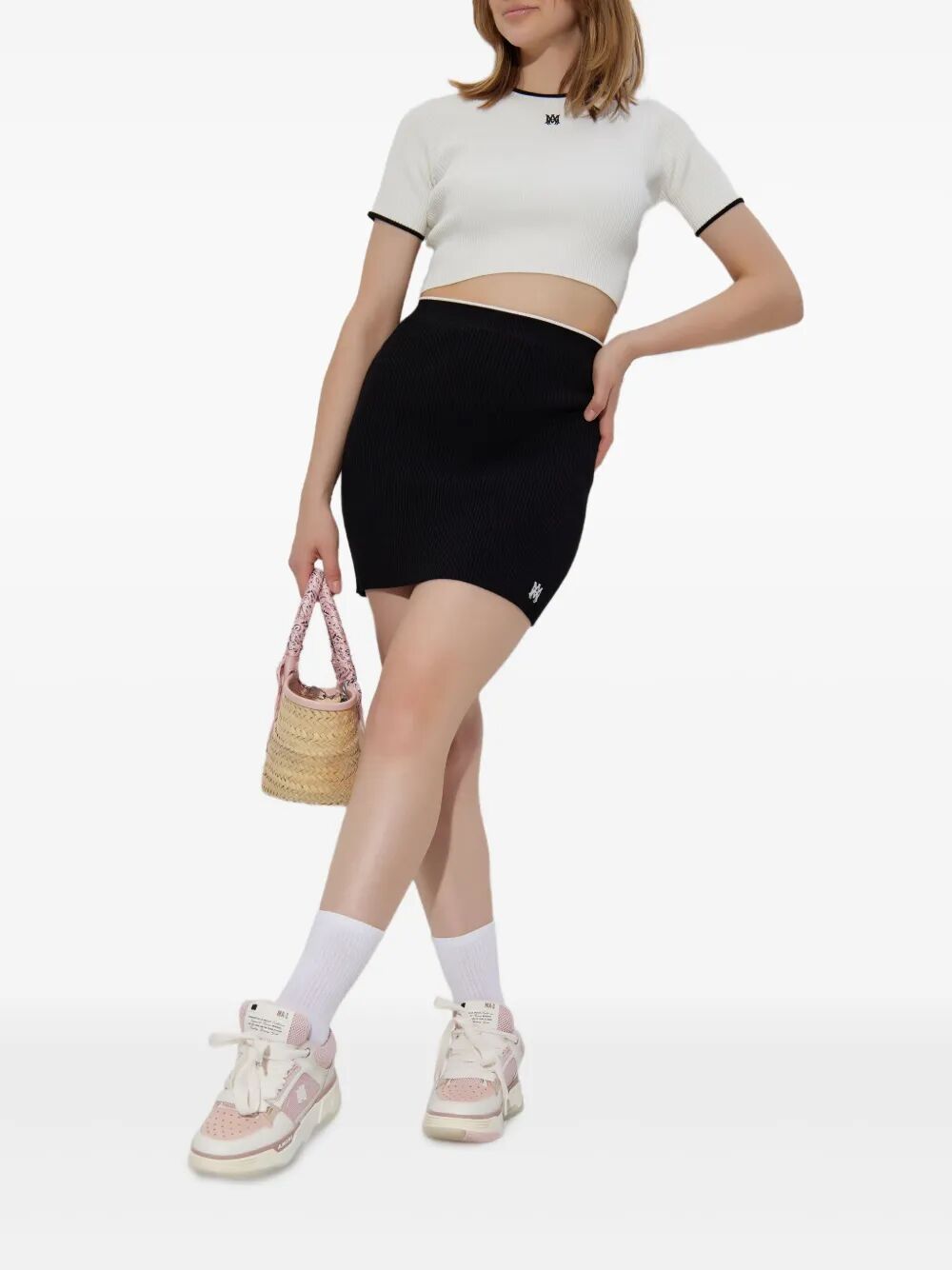 Amiri Women "Ma" Mini Skirt