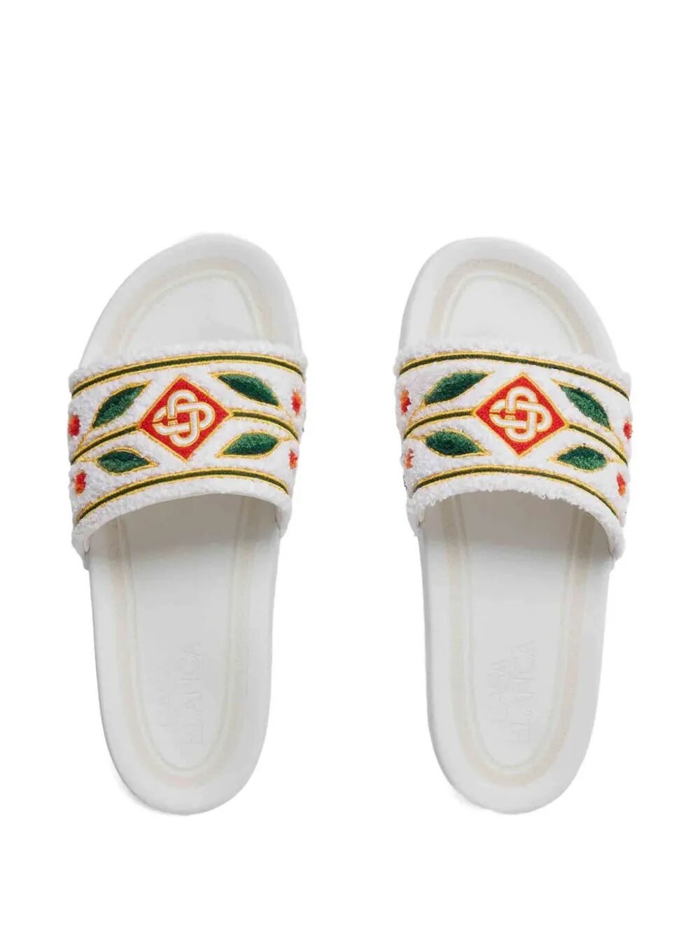 Casablanca Men Embroidered "Terry" Slider