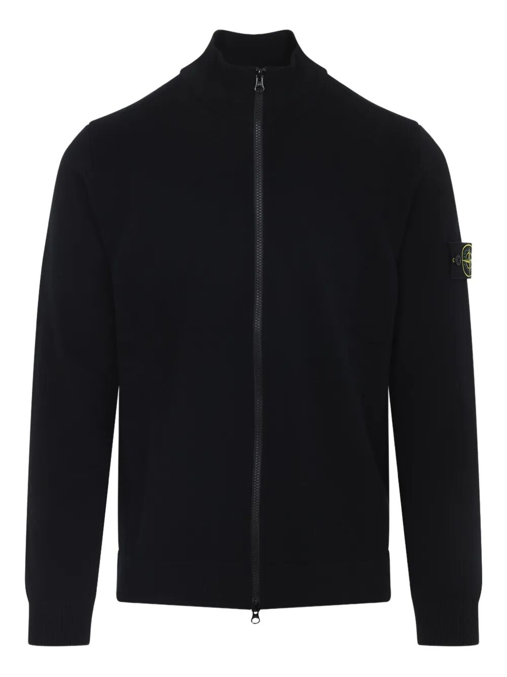 Stone Island Men Stretch Rws Wool Cardigan