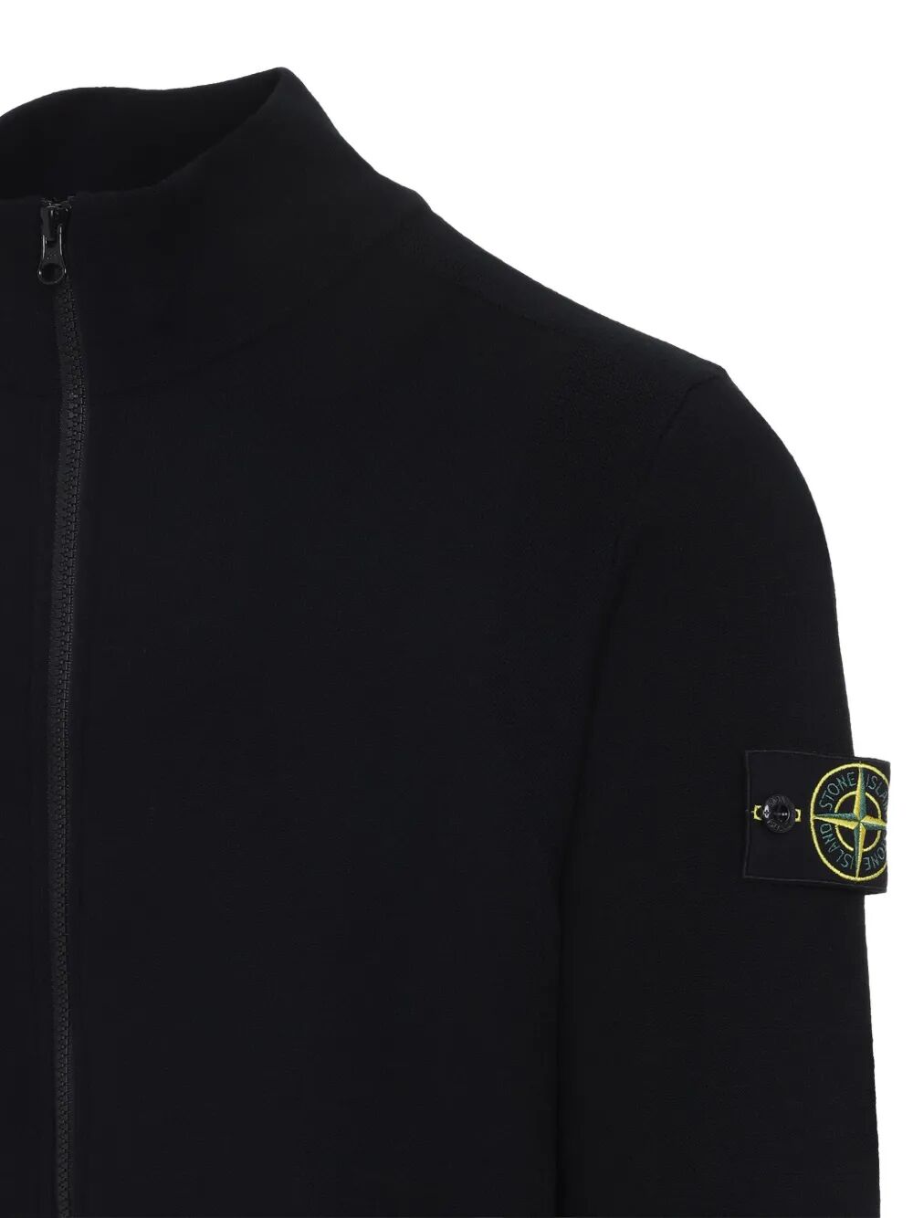 Stone Island Men Stretch Rws Wool Cardigan