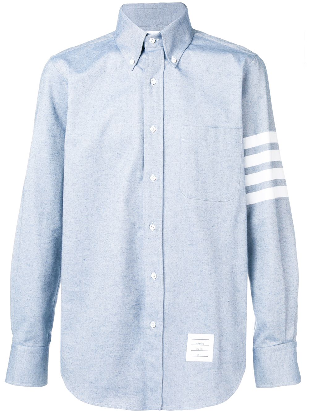 Thom Browne Men 4-Bar Long-Sleeve Cotton Shirt