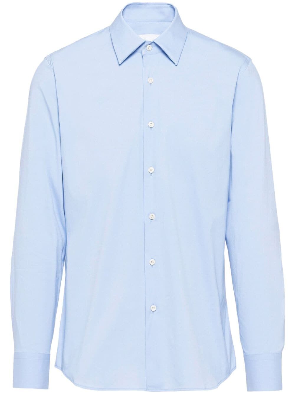 Prada Men Camicia In Popeline