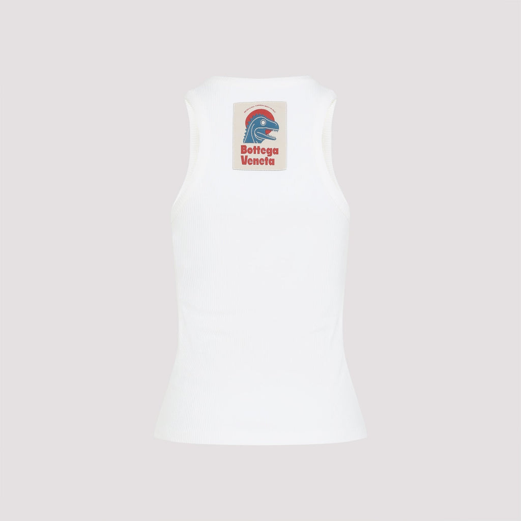 Bottega Veneta Cotton Ribbed Tank Top Women