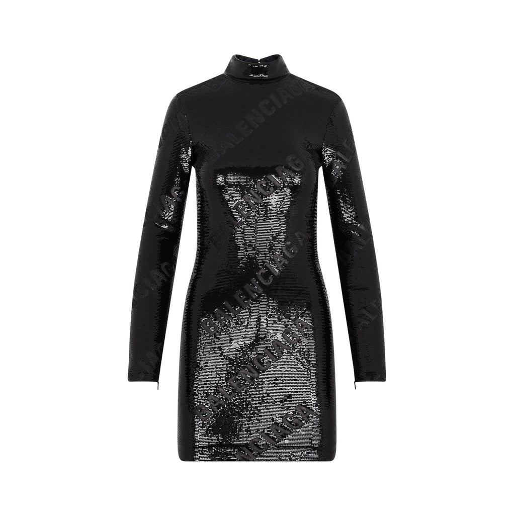 Balenciaga Turtleneck Dress Women