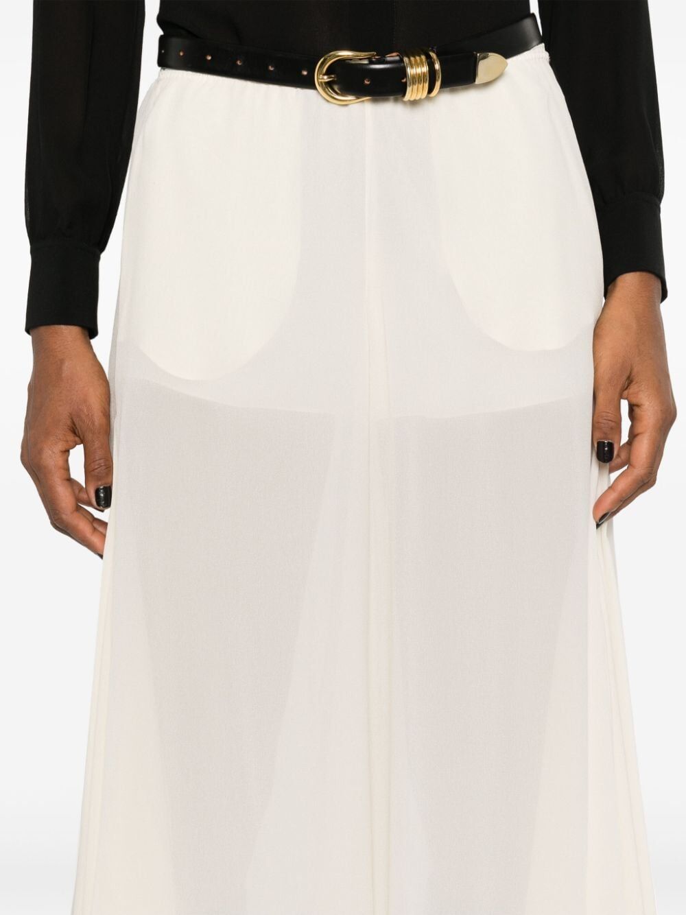 Chloe Women Silk Georgette Long Skirt