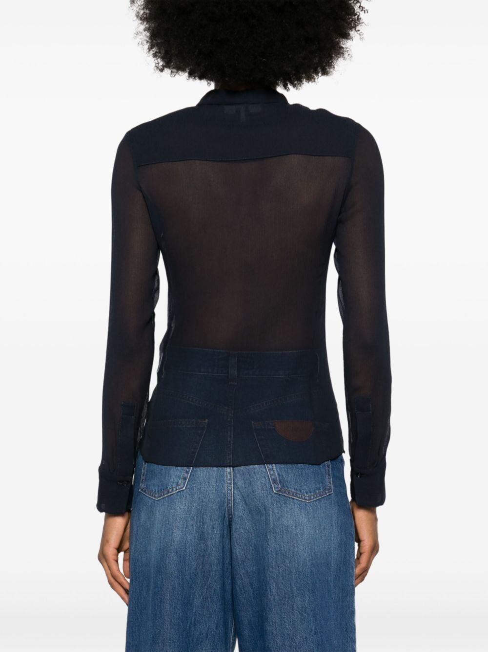 Chloe Women Silk Crepon Shirt