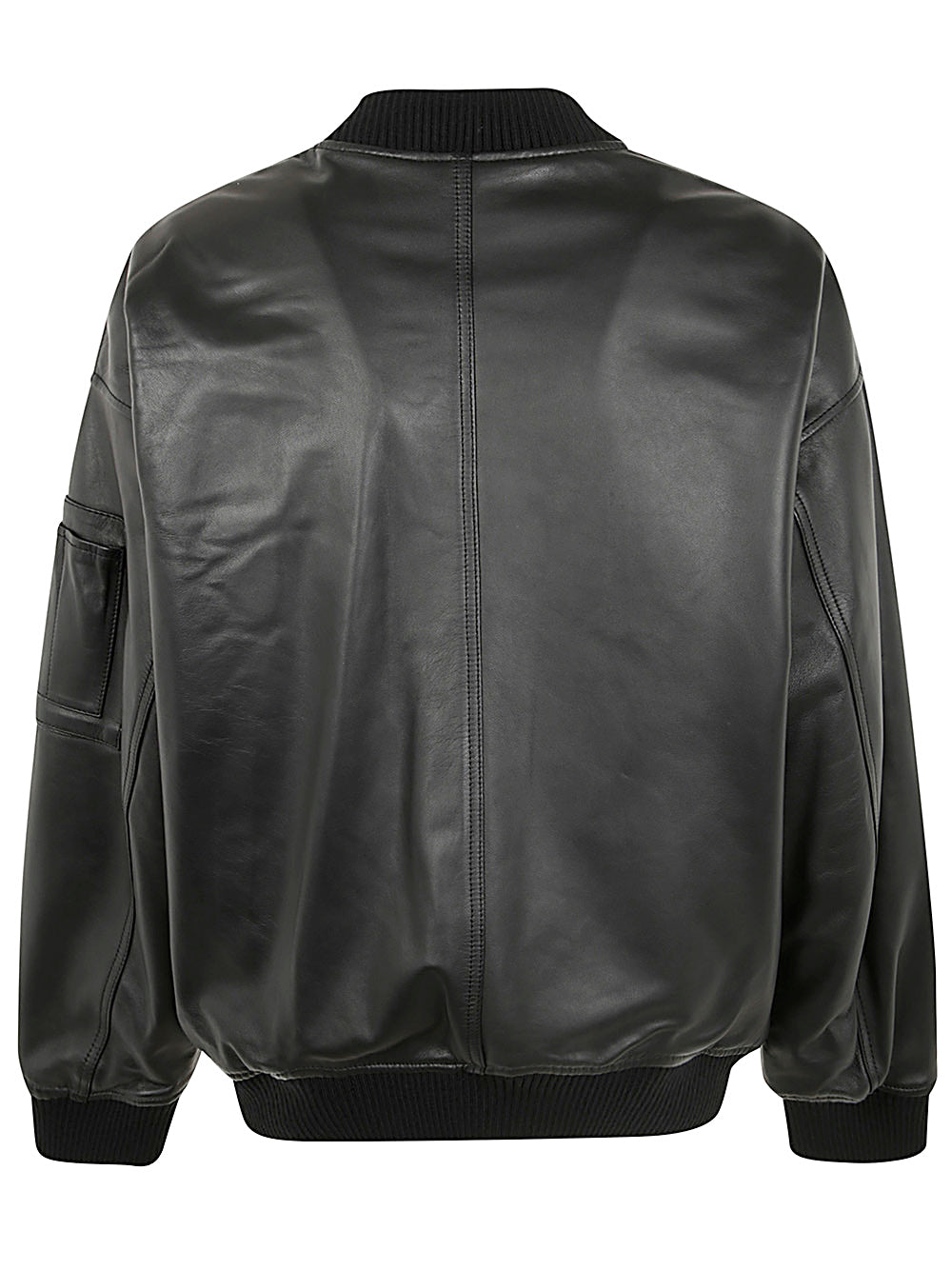 Dsquared2 Women Leather Oversize Bomber