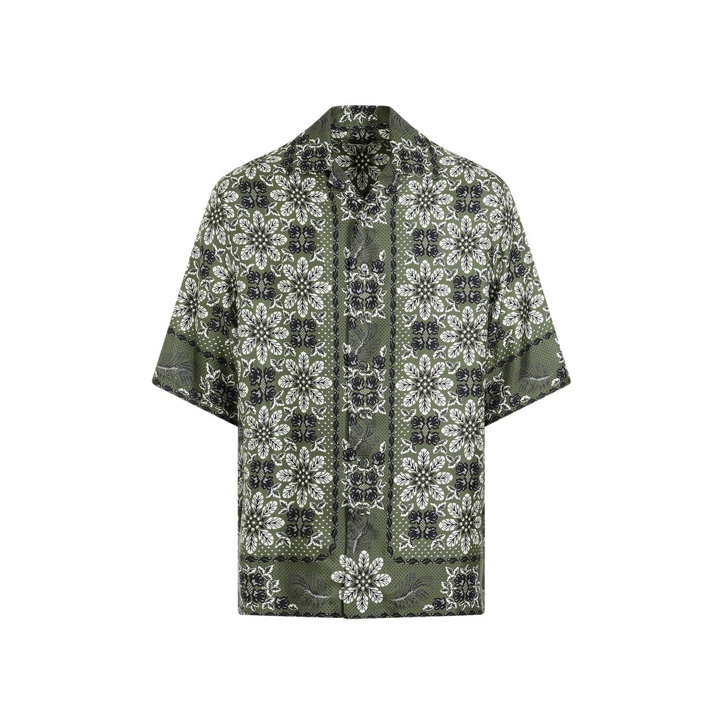 Etro Silk Boxy Shirt Men