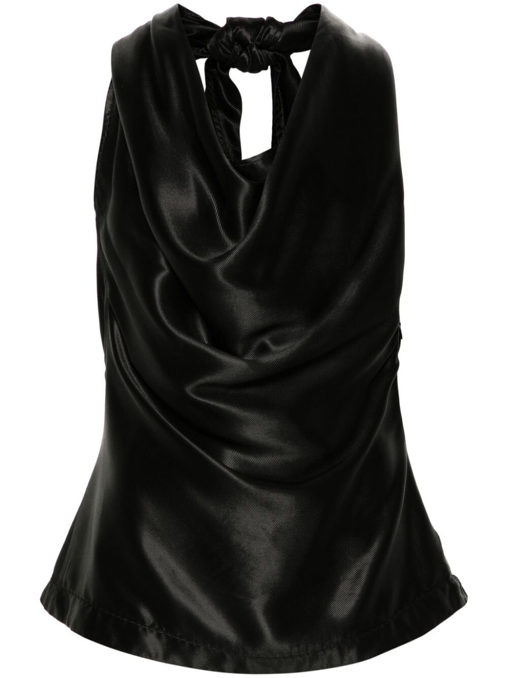 Bottega Veneta Women Top Drappeggiato In Viscosa Fluida