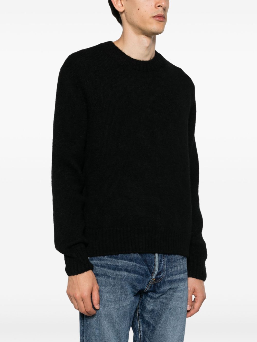 Tom Ford Men Alpaca Blend Is Crew Neck Sweater