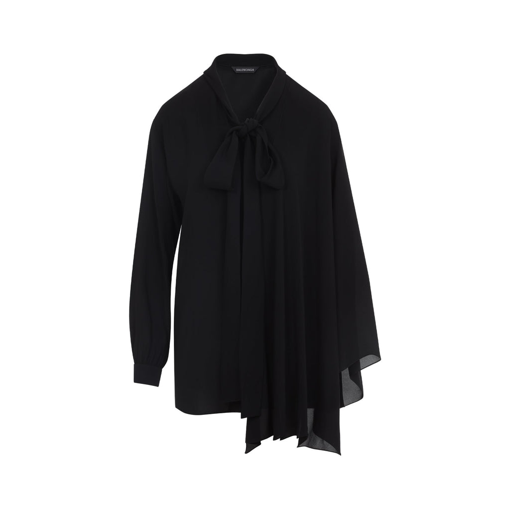 Balenciaga Scarf Blouse Women