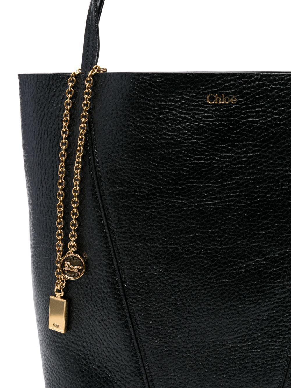 Chloe Women Chloé Spin Tote Bag In Grained Leather