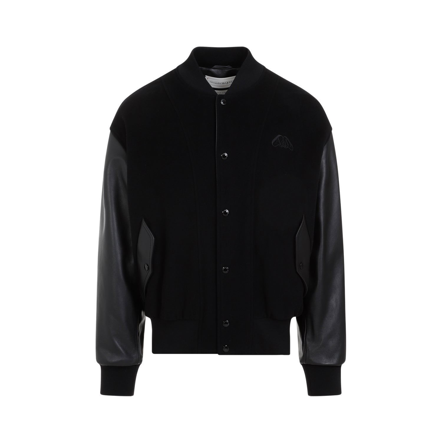 Alexander Mcqueen Calf Leather Jacket Men