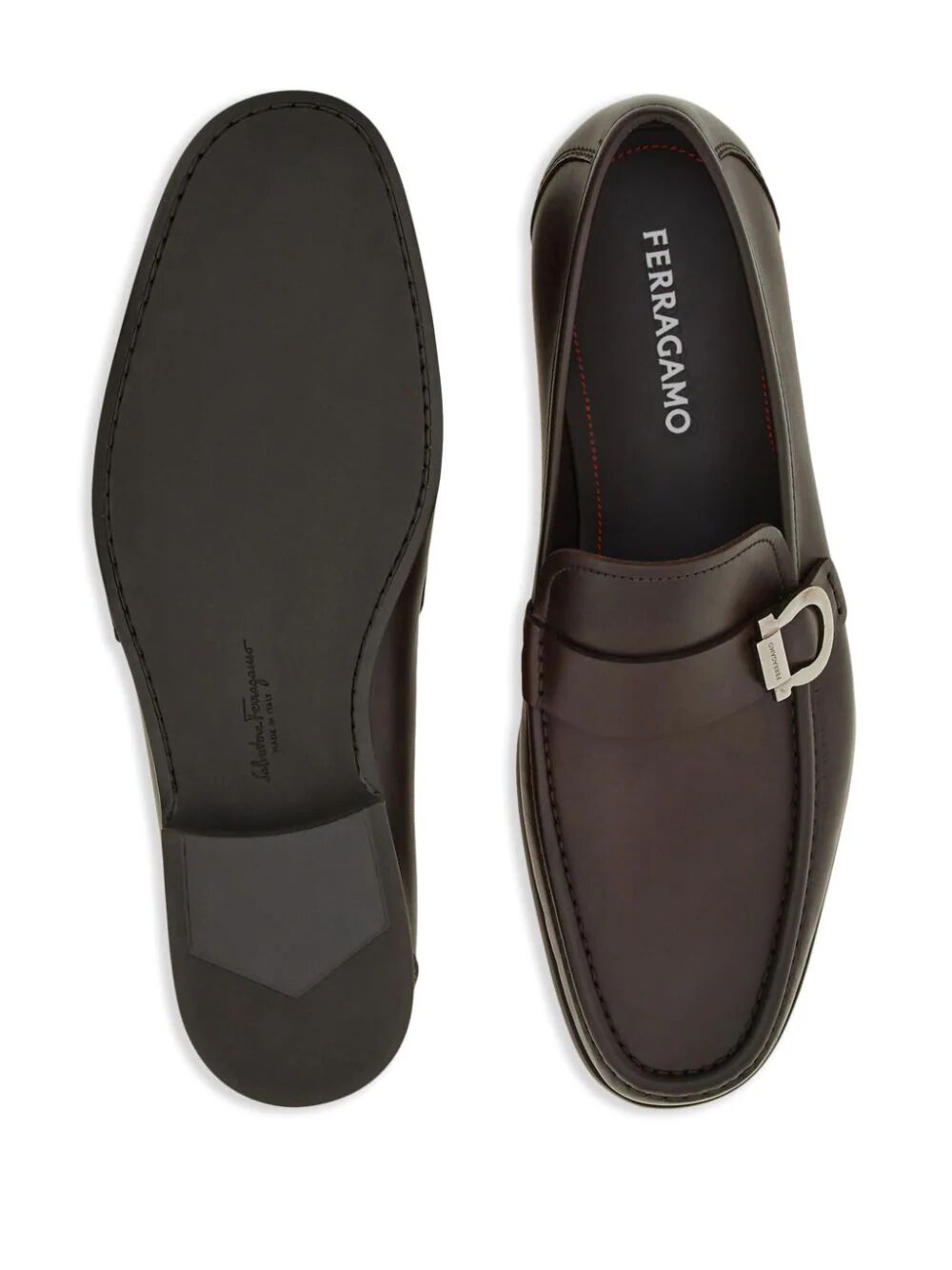 Ferragamo Masculino Mocassini Cáspio